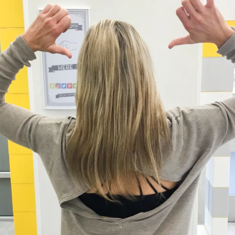 Hair extensions for damaged hair transformation