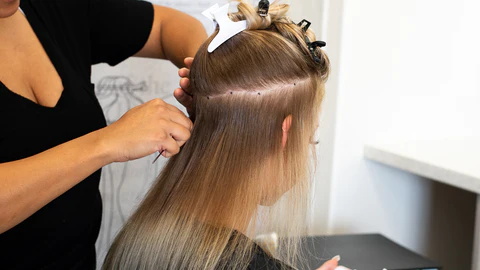 Glamour Locks extensions installed