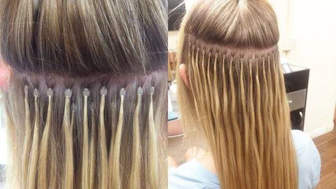 Micro link hair extension damage