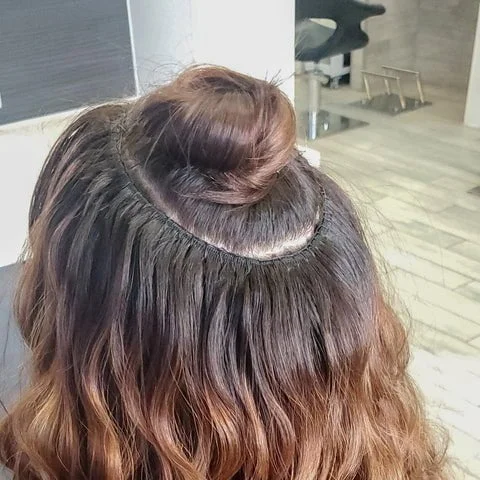 Glamour Locks track for extensions for really short hair