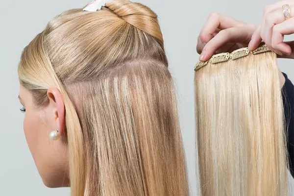 Clip-in hair extensions